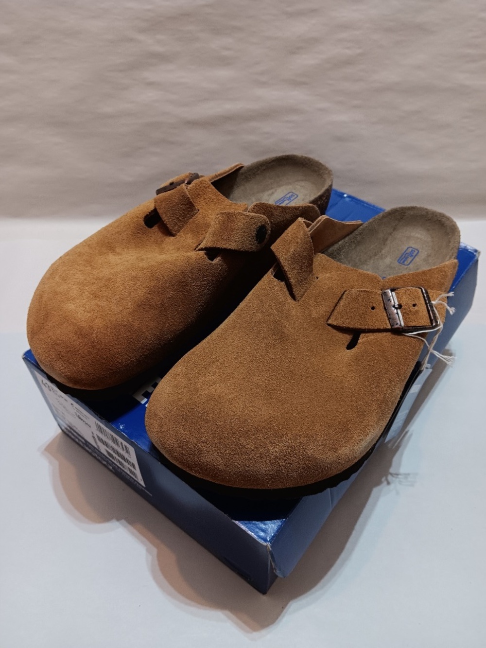 BIREKNSTOCK Boston Mink Size 43 (US M10) 1009542 Regular Fit, Soft Footbed
